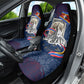 Eswatini Somhlolo Day Car Seat Cover Swazi Flag Stamp Traditional Dancer African Heritage Graphic