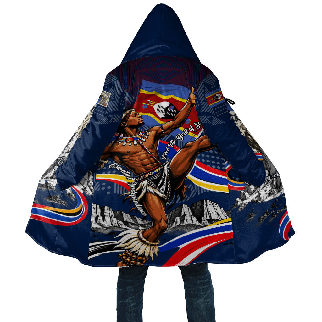 Eswatini Somhlolo Day Cloak Swazi Flag Stamp Traditional Dancer African Heritage Graphic