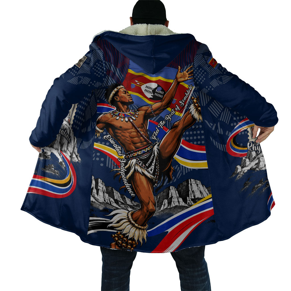 Eswatini Somhlolo Day Cloak Swazi Flag Stamp Traditional Dancer African Heritage Graphic