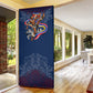 Eswatini Somhlolo Day Door Cover Swazi Flag Stamp Traditional Dancer African Heritage Graphic