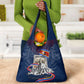 Eswatini Somhlolo Day Grocery Bag Swazi Flag Stamp Traditional Dancer African Heritage Graphic