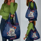 Eswatini Somhlolo Day Grocery Bag Swazi Flag Stamp Traditional Dancer African Heritage Graphic