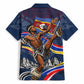 Eswatini Somhlolo Day Hawaiian Shirt Swazi Flag Stamp Traditional Dancer African Heritage Graphic
