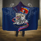 Eswatini Somhlolo Day Hooded Blanket Swazi Flag Stamp Traditional Dancer African Heritage Graphic