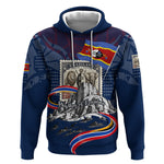 Eswatini Somhlolo Day Hoodie Swazi Flag Stamp Traditional Dancer African Heritage Graphic