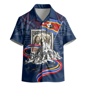 Eswatini Somhlolo Day Kid Hawaiian Shirt Swazi Flag Stamp Traditional Dancer African Heritage Graphic