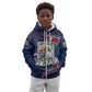 Eswatini Somhlolo Day Kid Hoodie Swazi Flag Stamp Traditional Dancer African Heritage Graphic