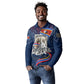 Eswatini Somhlolo Day Long Sleeve Polo Shirt Swazi Flag Stamp Traditional Dancer African Heritage Graphic