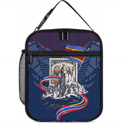 Eswatini Somhlolo Day Lunch Bag Swazi Flag Stamp Traditional Dancer African Heritage Graphic