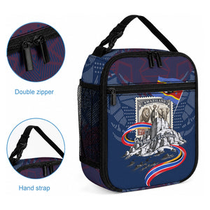 Eswatini Somhlolo Day Lunch Bag Swazi Flag Stamp Traditional Dancer African Heritage Graphic