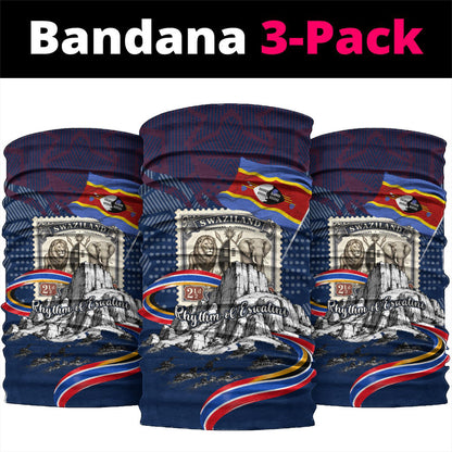 Eswatini Somhlolo Day Neck Gaiter Swazi Flag Stamp Traditional Dancer African Heritage Graphic