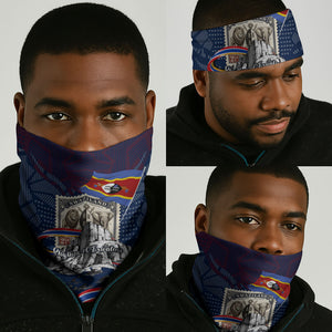 Eswatini Somhlolo Day Neck Gaiter Swazi Flag Stamp Traditional Dancer African Heritage Graphic