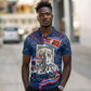 Eswatini Somhlolo Day Polo Shirt Swazi Flag Stamp Traditional Dancer African Heritage Graphic