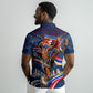 Eswatini Somhlolo Day Polo Shirt Swazi Flag Stamp Traditional Dancer African Heritage Graphic