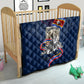 Eswatini Somhlolo Day Quilt Swazi Flag Stamp Traditional Dancer African Heritage Graphic
