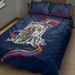 Eswatini Somhlolo Day Quilt Bed Set Swazi Flag Stamp Traditional Dancer African Heritage Graphic