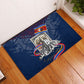 Eswatini Somhlolo Day Rubber Doormat Swazi Flag Stamp Traditional Dancer African Heritage Graphic