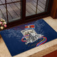 Eswatini Somhlolo Day Rubber Doormat Swazi Flag Stamp Traditional Dancer African Heritage Graphic