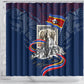 Eswatini Somhlolo Day Shower Curtain Swazi Flag Stamp Traditional Dancer African Heritage Graphic