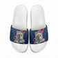 Eswatini Somhlolo Day Slide Sandals Swazi Flag Stamp Traditional Dancer African Heritage Graphic