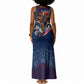 Eswatini Somhlolo Day Tank Maxi Dress Swazi Flag Stamp Traditional Dancer African Heritage Graphic