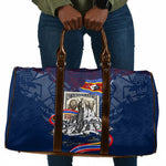Eswatini Somhlolo Day Travel Bag Swazi Flag Stamp Traditional Dancer African Heritage Graphic