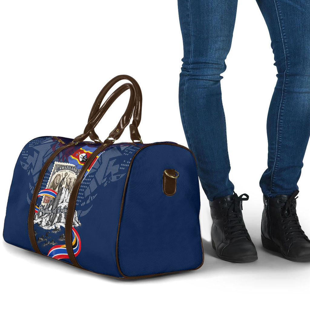 Eswatini Somhlolo Day Travel Bag Swazi Flag Stamp Traditional Dancer African Heritage Graphic