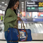 Eswatini Somhlolo Day Travel Bag Swazi Flag Stamp Traditional Dancer African Heritage Graphic