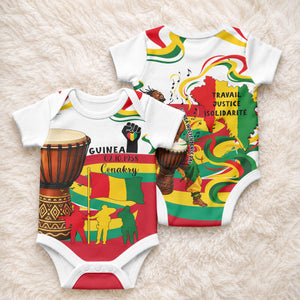 Guinea Independence Day Conakry Baby Onesie African Flag Djembe Drum Freedom