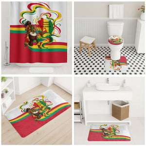 Guinea Independence Day Conakry Bathroom Set African Flag Djembe Drum Freedom