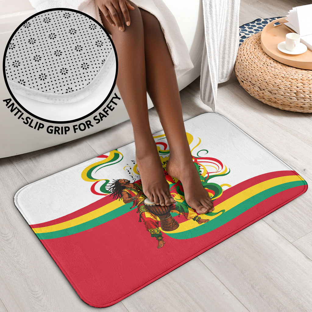 Guinea Independence Day Conakry Bathroom Set African Flag Djembe Drum Freedom