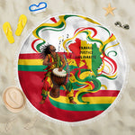 Guinea Independence Day Conakry Beach Blanket African Flag Djembe Drum Freedom