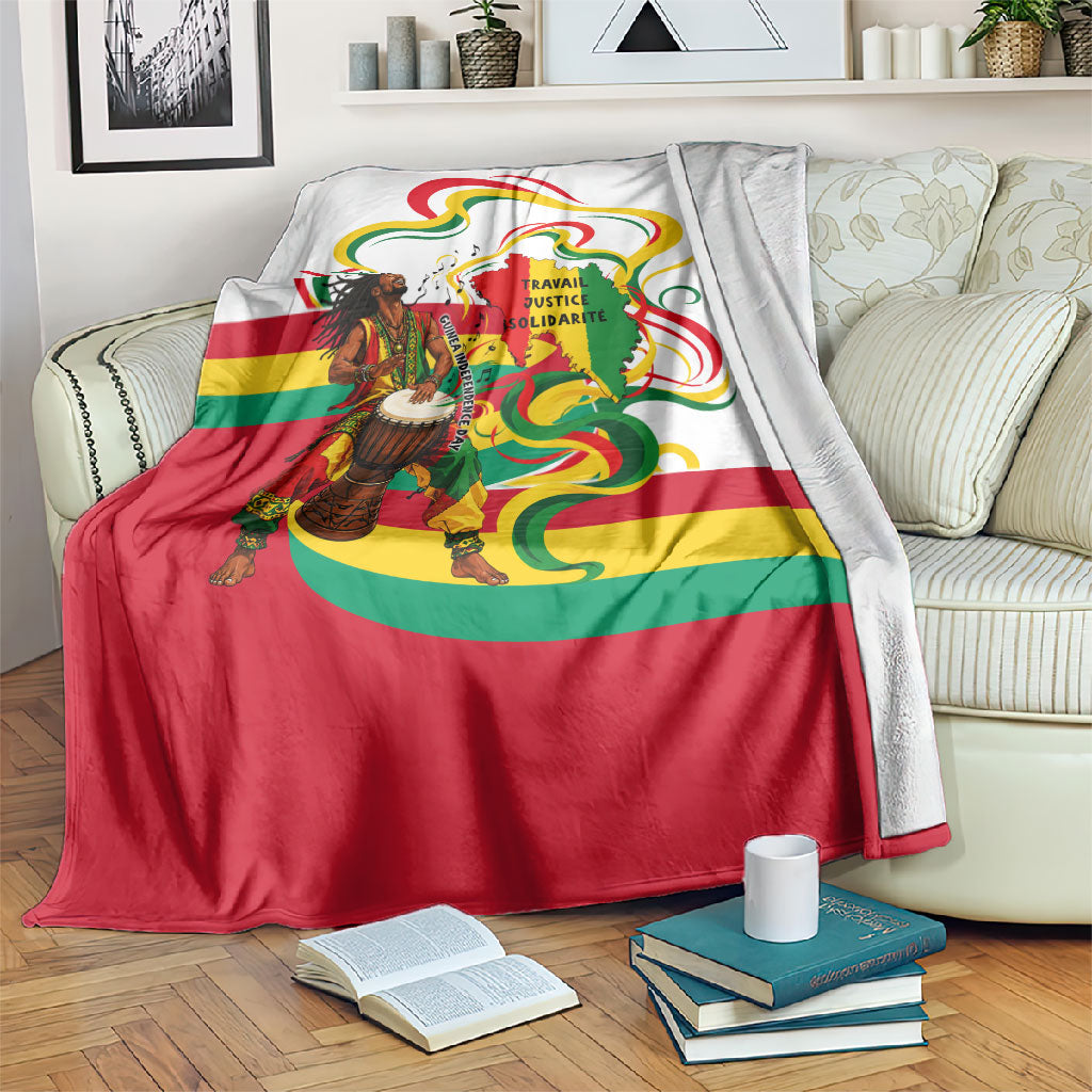 Guinea Independence Day Conakry Blanket African Flag Djembe Drum Freedom
