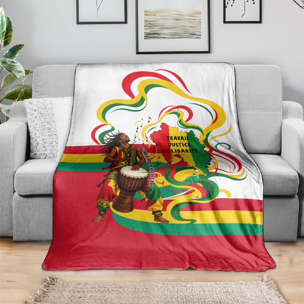 Guinea Independence Day Conakry Blanket African Flag Djembe Drum Freedom