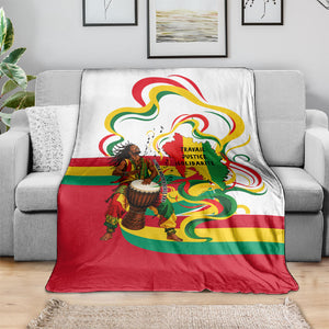 Guinea Independence Day Conakry Blanket African Flag Djembe Drum Freedom
