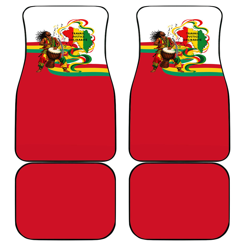 Guinea Independence Day Conakry Car Mats African Flag Djembe Drum Freedom