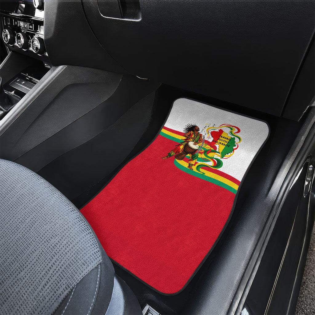 Guinea Independence Day Conakry Car Mats African Flag Djembe Drum Freedom