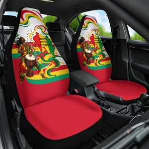 Guinea Independence Day Conakry Car Seat Cover African Flag Djembe Drum Freedom