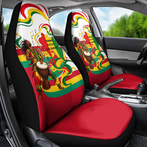 Guinea Independence Day Conakry Car Seat Cover African Flag Djembe Drum Freedom