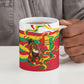 Guinea Independence Day Conakry Ceramic Mug African Flag Djembe Drum Freedom