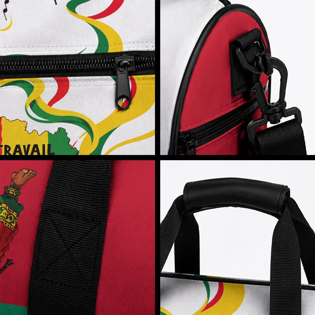 Guinea Independence Day Conakry Duffle Bag African Flag Djembe Drum Freedom