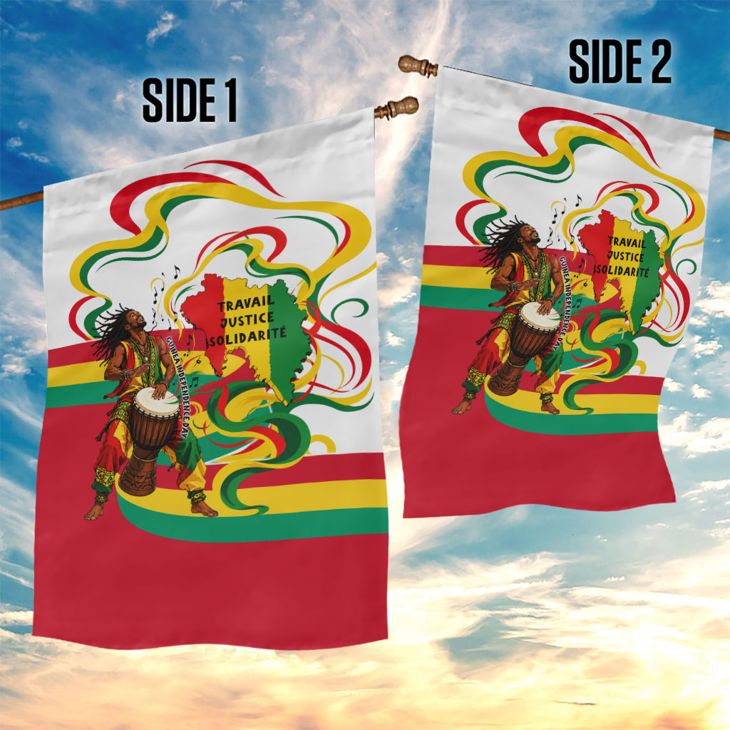 Guinea Independence Day Conakry Garden Flag African Flag Djembe Drum Freedom