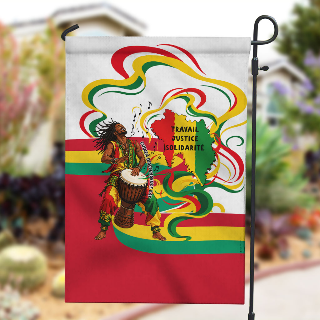 Guinea Independence Day Conakry Garden Flag African Flag Djembe Drum Freedom