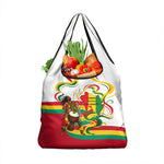 Guinea Independence Day Conakry Grocery Bag African Flag Djembe Drum Freedom