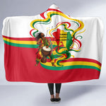 Guinea Independence Day Conakry Hooded Blanket African Flag Djembe Drum Freedom