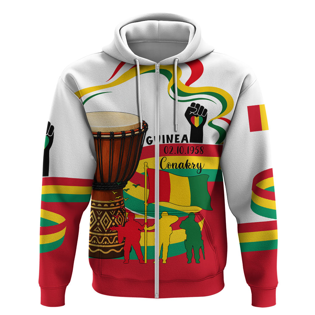 Guinea Independence Day Conakry Hoodie African Flag Djembe Drum Freedom