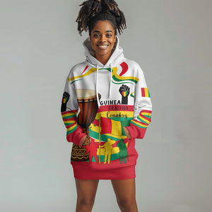 Guinea Independence Day Conakry Hoodie Dress African Flag Djembe Drum Freedom