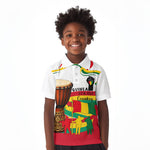 Guinea Independence Day Conakry Kid Polo Shirt African Flag Djembe Drum Freedom