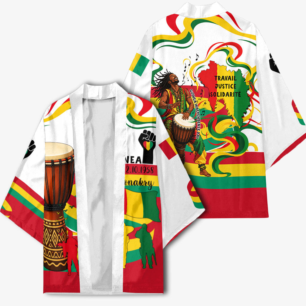 Guinea Independence Day Conakry Kimono African Flag Djembe Drum Freedom