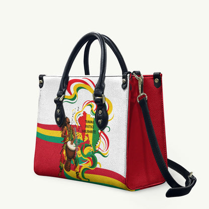 Guinea Independence Day Conakry Leather Bag African Flag Djembe Drum Freedom